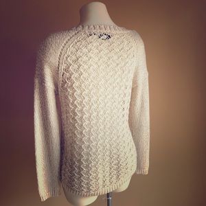 Tribal Brand Oatmeal Open Weave Sweater